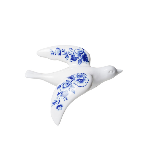 Heinen Delftsblauw wandvogel nr 4